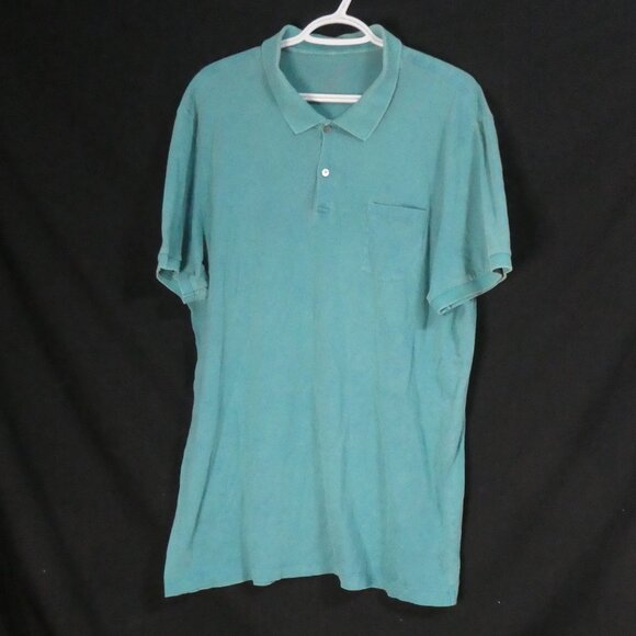 CALVIN KLEIN | xxl | Teal Polo Short Sleeve Shirt | EUC - Picture 1 of 14